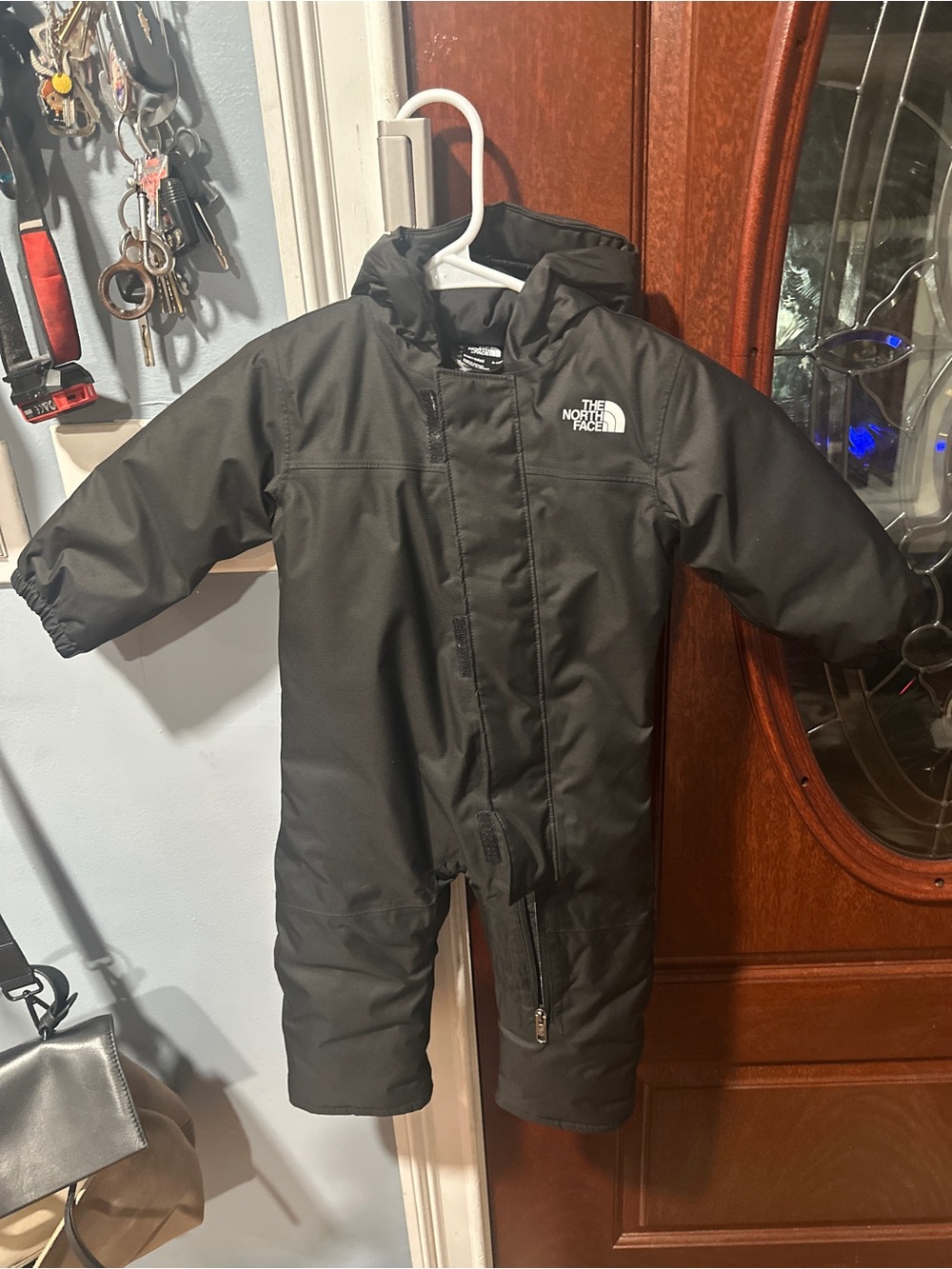 The North Face Black Baby Waterproof Hooded Jacket - Picture 3 of 5